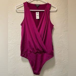 Surplice bodysuit